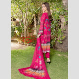 Schick Natasha Slub Lawn Embroidered Unstitched 3Pcs Suit - 9, Women, 3Pcs Shalwar Suit, MI Creation, Chase Value