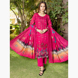 Schick Natasha Slub Lawn Embroidered Unstitched 3Pcs Suit - 9, Women, 3Pcs Shalwar Suit, MI Creation, Chase Value