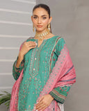 Nazia By RA-Bin Hameed Emboridered Linen Unstitched 3Pcs Suit - MS-2017, Women, 3Pcs Shalwar Suit, Rana Arts, Chase Value
