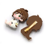 Hair Pins Pack of 2 - Dark Brown, Girls Hair Accessories, Chase Value, Chase Value