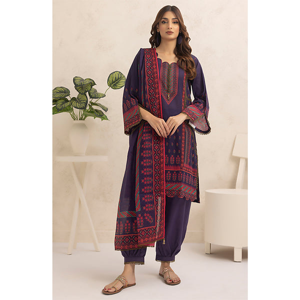 Regalia Nino Kara Cotton Digital Printed Unstitched 3pcs Suit - 1