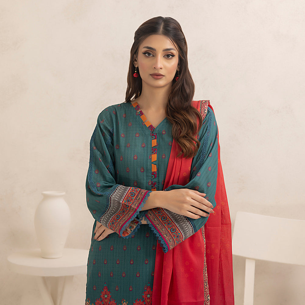 Regalia Nino Kara Cotton Digital Printed Unstitched 3pcs Suit - 9, Women, 3Pcs Shalwar Suit, Regalia Textiles, Chase Value