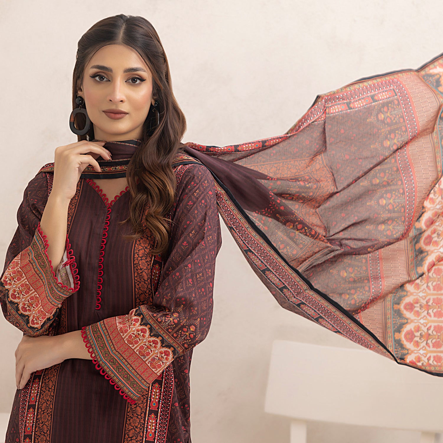 Regalia Nino Kara Cotton Digital Printed Unstitched 3pcs Suit - 10, Women, 3Pcs Shalwar Suit, Regalia Textiles, Chase Value