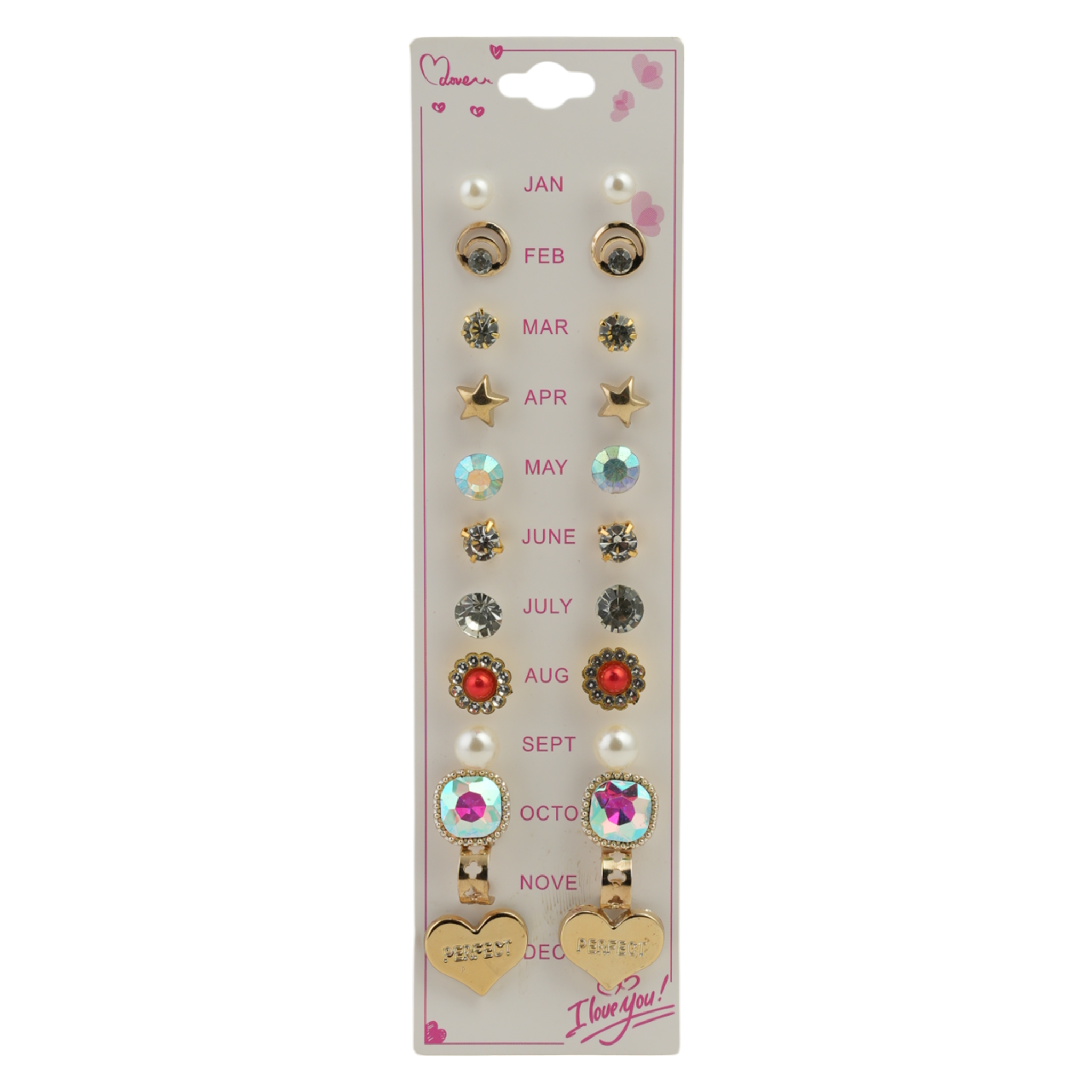 Girls Tops Card pack Of 12, Girls Earrings & Tops, Chase Value, Chase Value