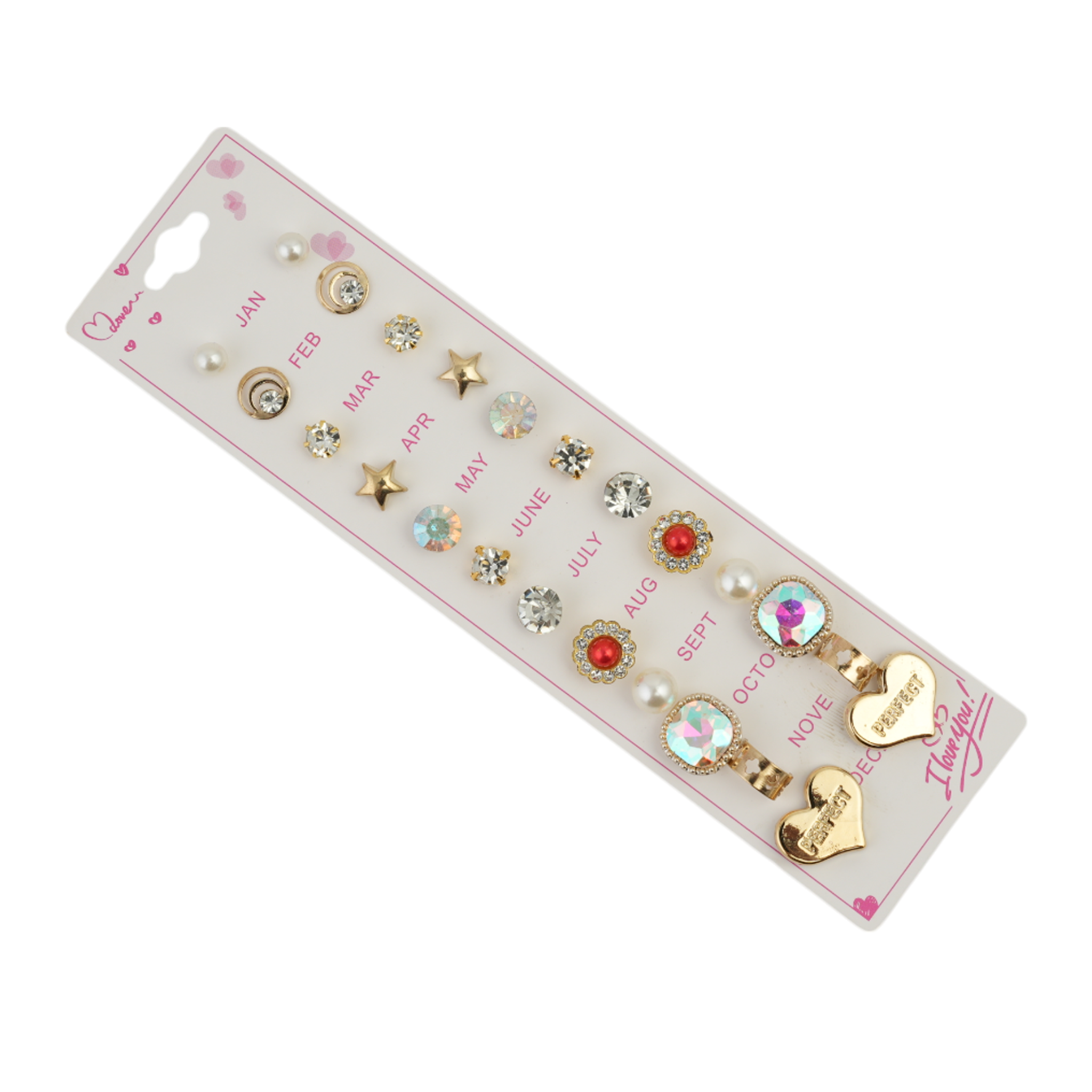 Girls Tops Card pack Of 12, Girls Earrings & Tops, Chase Value, Chase Value