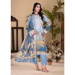 Ruby Lawn Printed Embroidered Unstitched 3Pcs Suit - 9, Women, 3Pcs Shalwar Suit, Zesh Textile, Chase Value