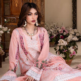 Ruby Lawn Printed Embroidered Unstitched 3Pcs Suit - 2, Women, 3Pcs Shalwar Suit, Zesh Textile, Chase Value