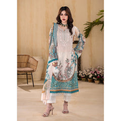 Ruby Lawn Printed Embroidered Unstitched 3Pcs Suit - 7, Women, 3Pcs Shalwar Suit, Zesh Textile, Chase Value