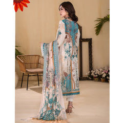 Ruby Lawn Printed Embroidered Unstitched 3Pcs Suit - 7, Women, 3Pcs Shalwar Suit, Zesh Textile, Chase Value