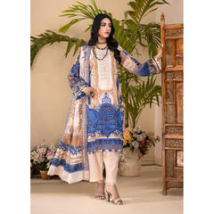 Ruby Lawn Printed Embroidered Unstitched 3Pcs Suit - 5, Women, 3Pcs Shalwar Suit, Zesh Textile, Chase Value