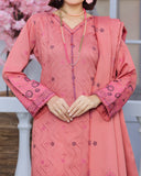RA-Bin Hameed Noori Viscose Luxury Jacquard Suit - 3 Pc