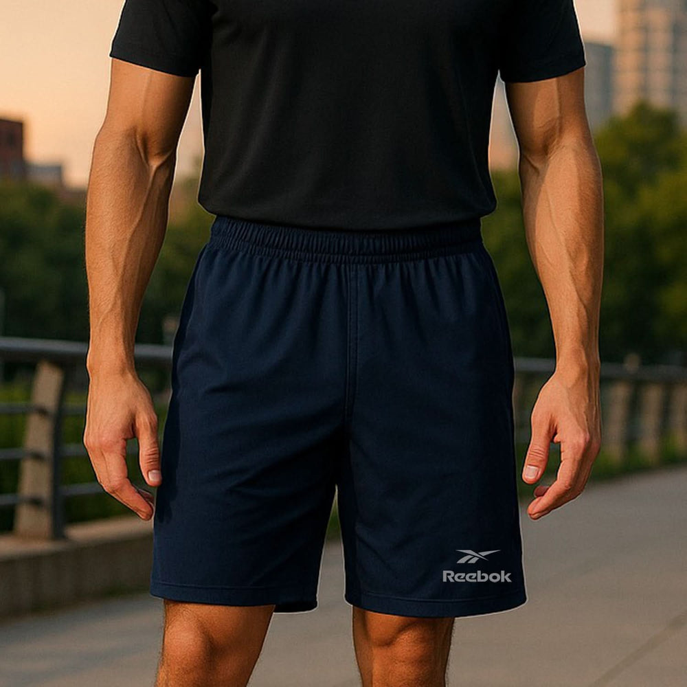Men's Plain Shorts - Navy Blue, Men's Shorts, Chase Value, Chase Value