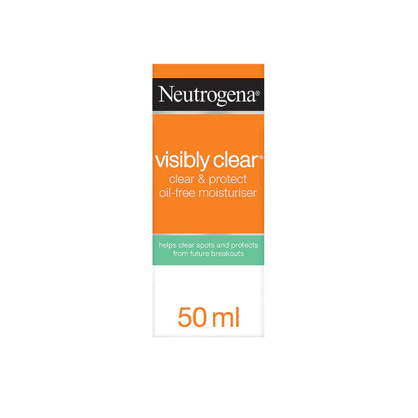 Neutrogena Visibly Clear Moisturiser Oil 50ml, Face Washes, Neutrogena, Chase Value
