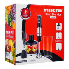 Nikai Stick Blender 4 IN 1  HN-919, Juicer Blender & Mixer, Nikai, Chase Value