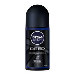 NIVEA Deep Men Deo Roll On Deep Segar & Kering 50Ml