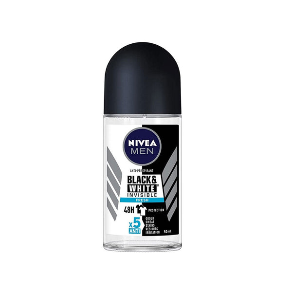 Nivea Men Invisible Fresh Black & White Roll On 50ml