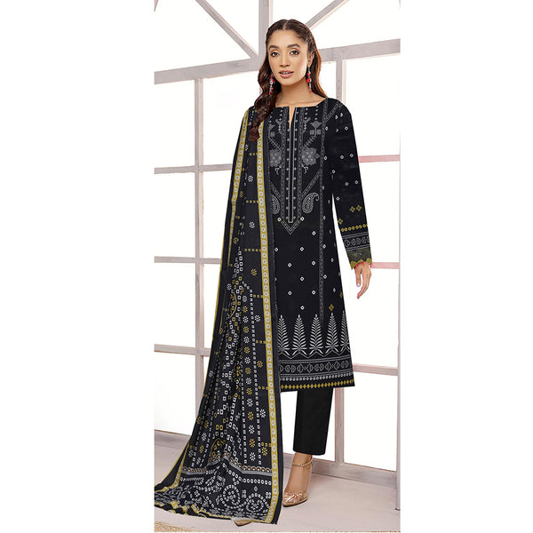 Noor Jahan Sana Lakhani Printed Lawn Suit Unstitched 3Pcs V1 - 1, Women, 3Pcs Shalwar Suit, Noor Jahan, Chase Value