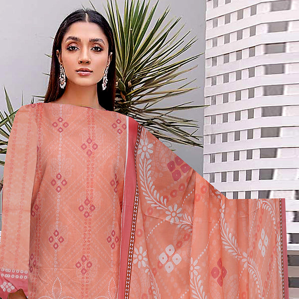 Noor Jahan Sana Lakhani Printed Lawn Suit Unstitched 3Pcs V1 - 3