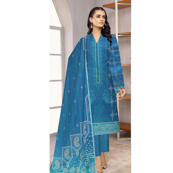 Noor Jahan Sana Lakhani Printed Lawn Suit Unstitched 3Pcs V1 - 4, Women, 3Pcs Shalwar Suit, Noor Jahan, Chase Value
