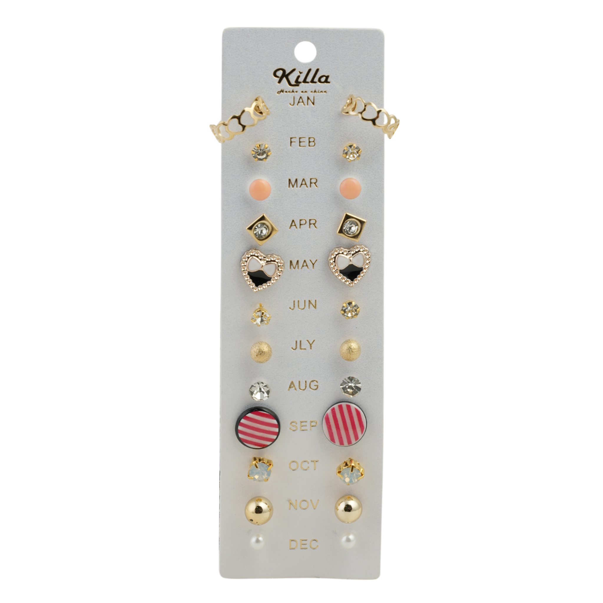 Girls Tops Card pack Of 12, Girls Earrings & Tops, Chase Value, Chase Value