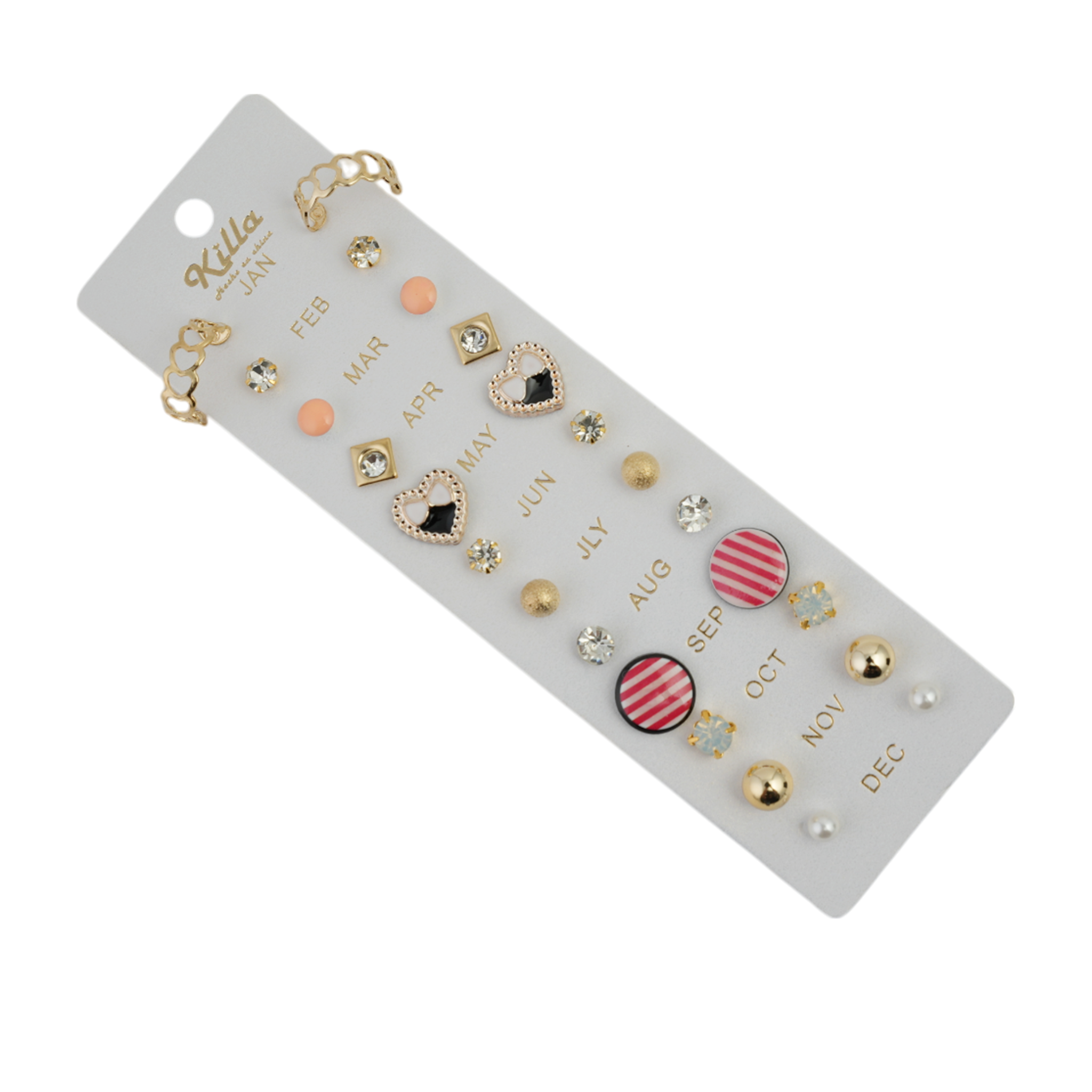 Girls Tops Card pack Of 12, Girls Earrings & Tops, Chase Value, Chase Value
