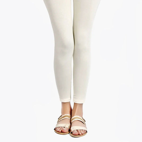 Women's Plain Tights - Off White, Women Pants & Tights, Chase Value, Chase Value