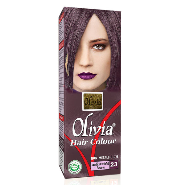 Olivia Hair Colour, 23 Medium Violet Brown