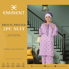 Eminent Women's Digital Printed Unstitched 2Pcs Co-Ord Set - P15