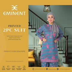 Eminent Women's Digital Printed Unstitched 2Pcs Co-Ord Set - P16