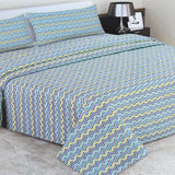 Double Bedsheet 3Pcs - Multi Color, Double Size Bed Sheet, Chase Value, Chase Value