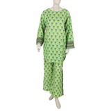 Eminent Women's Khaddar Stitched 2pcs Suit - Parrot & Green, Women Shalwar Suits, Eminent, Chase Value