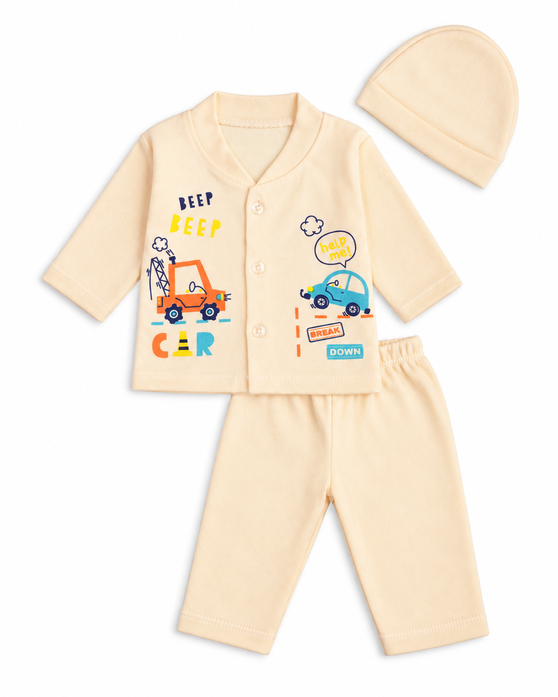 Newborn Boys Full Sleeves Suit