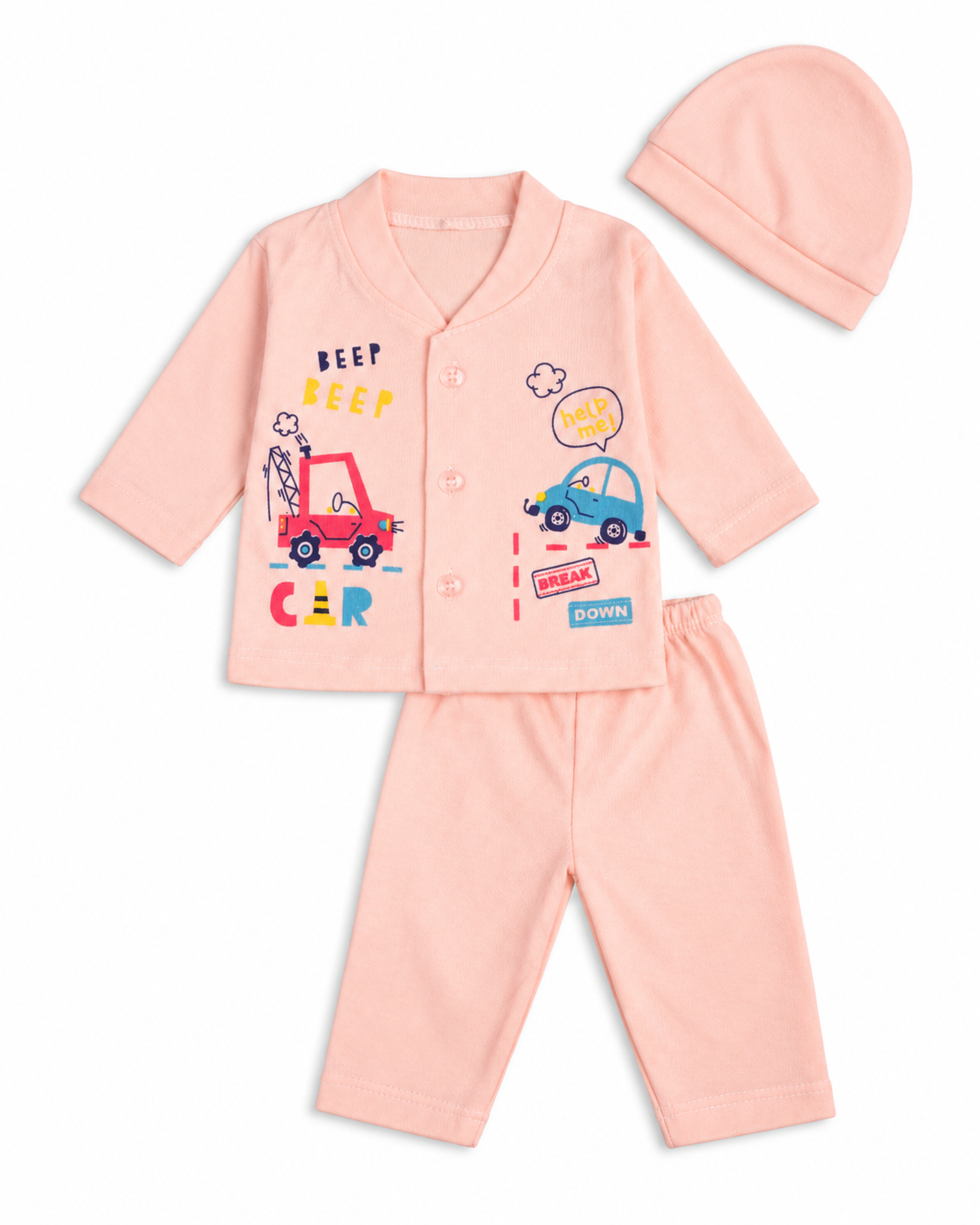 Newborn Boys Full Sleeves Suit