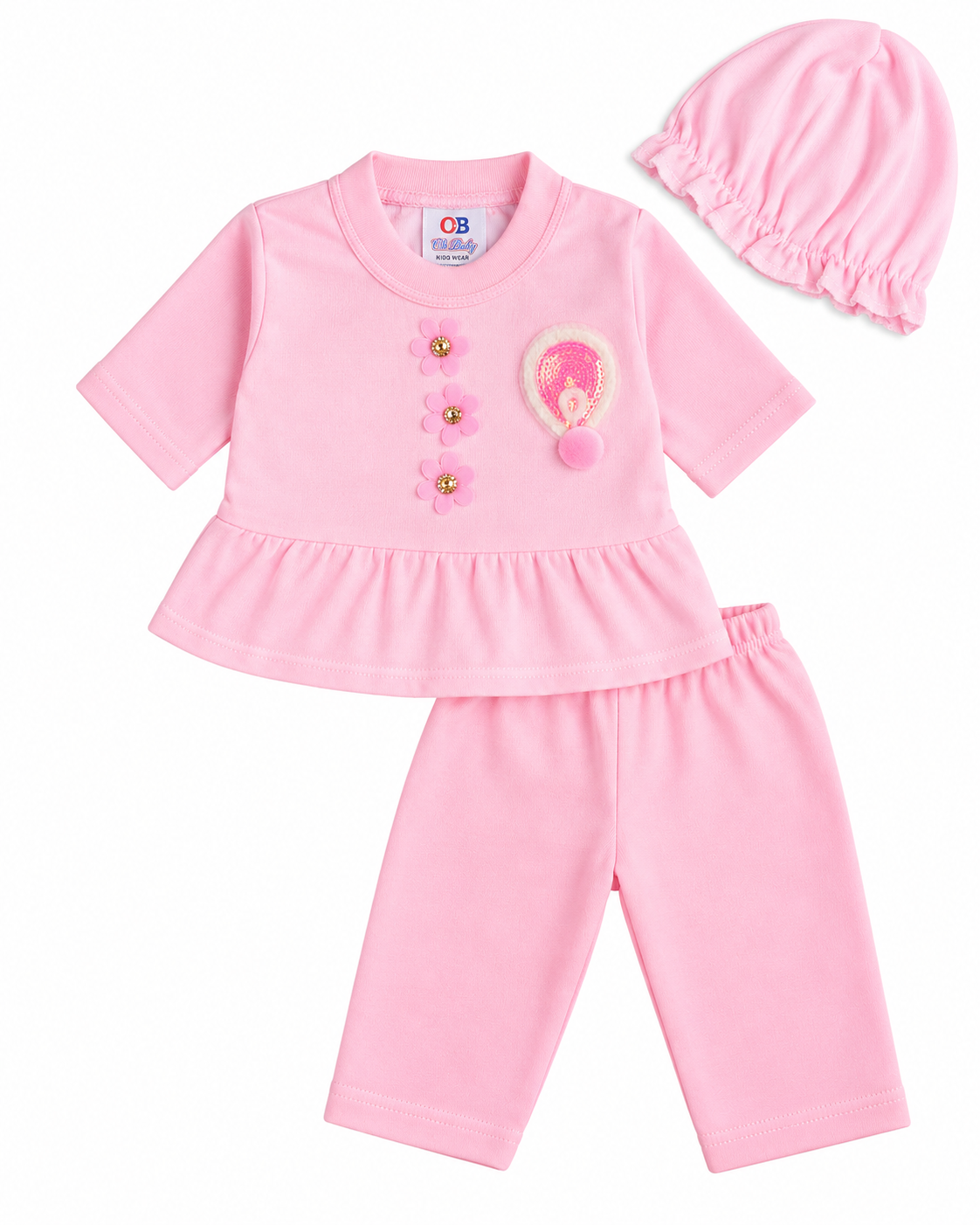 Newborn Girls Full Sleeves Suit
