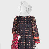 Panjnad Payrahan Lawn Digital Printed 3pcs Suit - 1034, Women, 3Pcs Shalwar Suit, Junaid Jamshed, Chase Value