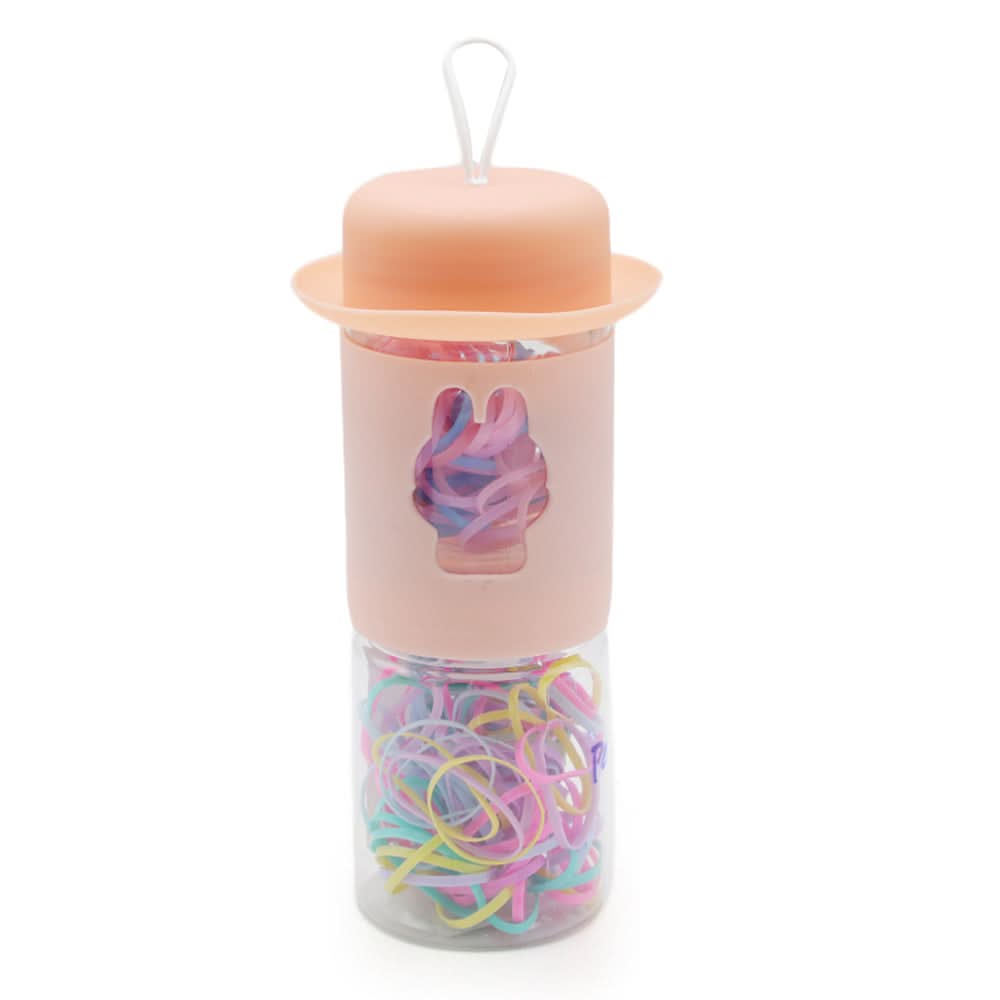 Colored Rubber Band - Peach, Girls Hair Accessories, Chase Value, Chase Value