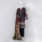 Panjnad Pehnawa Printed Lawn Unstitched 3Pcs Suit - 1053, Women, 3Pcs Shalwar Suit, Junaid Jamshed, Chase Value