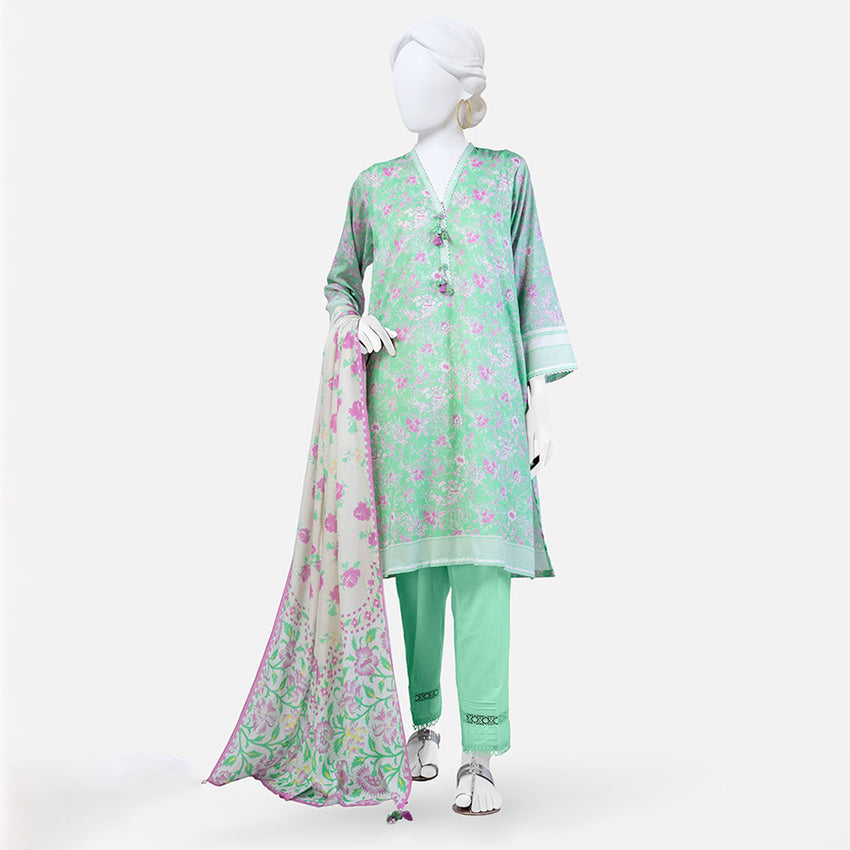 Panjnad Pehnawa Printed Lawn Unstitched 3Pcs Suit - 1104, Women, 3Pcs Shalwar Suit, Junaid Jamshed, Chase Value