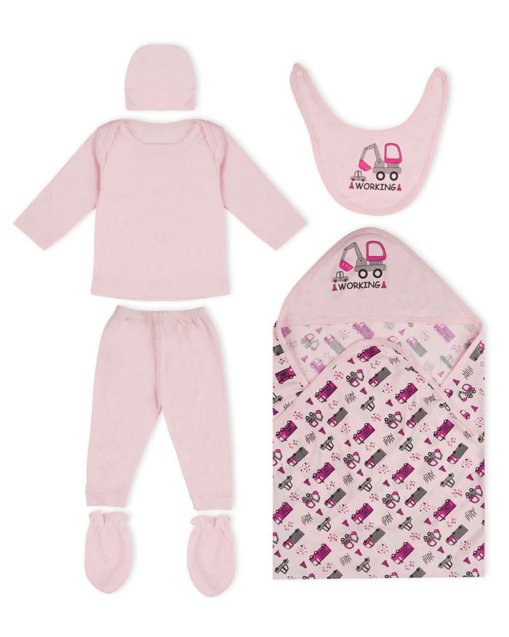 Valuable Newborn Boys Full Sleeves 7Pcs Gift Set, Newborn Gift Set, Chase Value, Chase Value