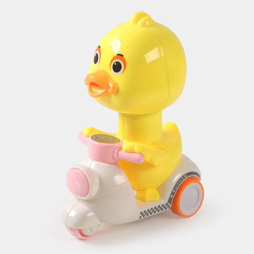 Duck Motorcycle Toy - Pink, Non-Remote Control, Chase Value, Chase Value