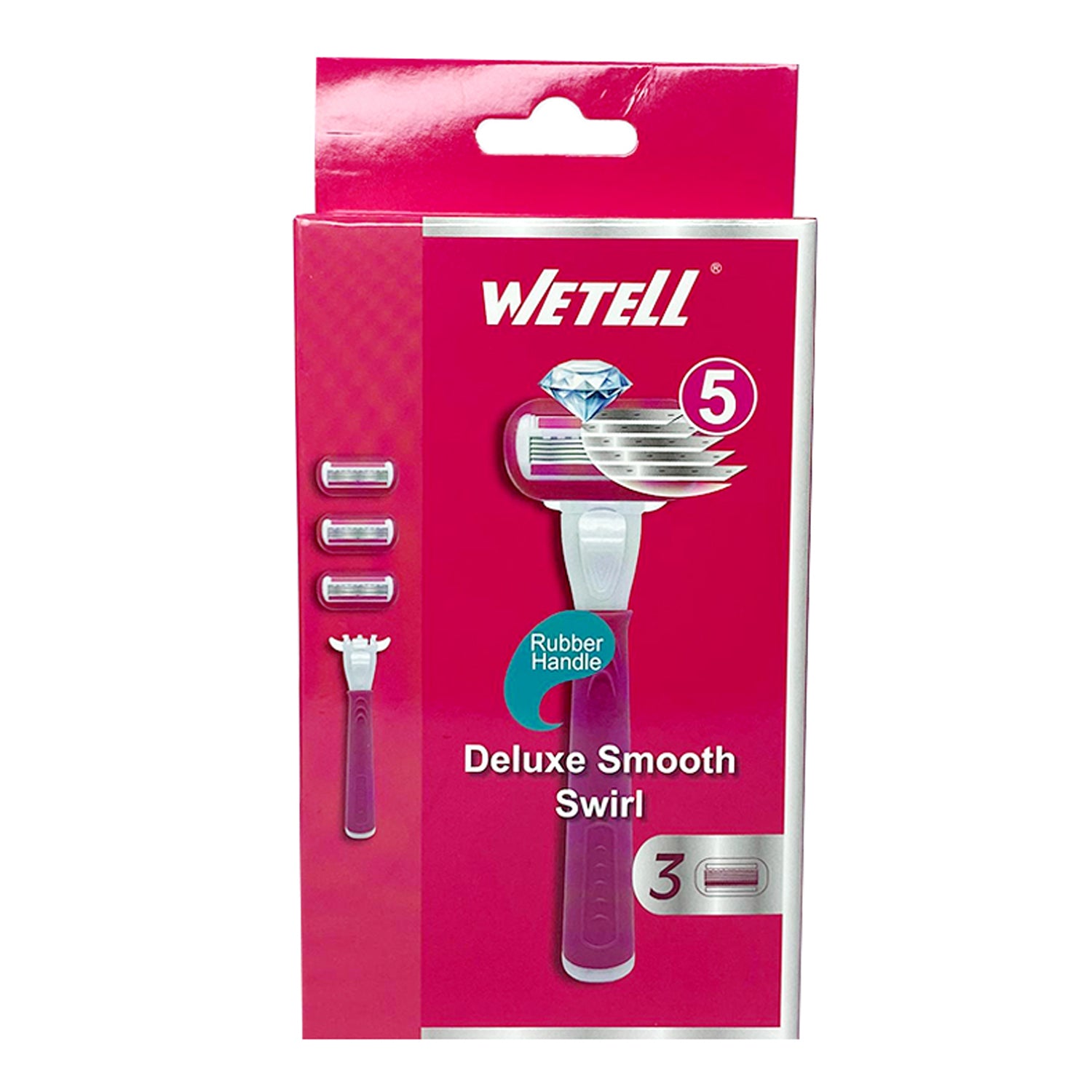 Wetell Women Razor 202385 1+2 Cart, Razor & Cartridges, Wetell, Chase Value