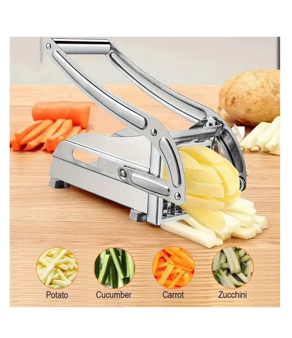 Stainless Steel Potato Chipper with 2 Blades, Kitchen Tools & Accessories, Chase Value, Chase Value