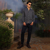 Eminent Men's Casual Stripe Shirt - White & Black, Men's Shirts, Eminent, Chase Value