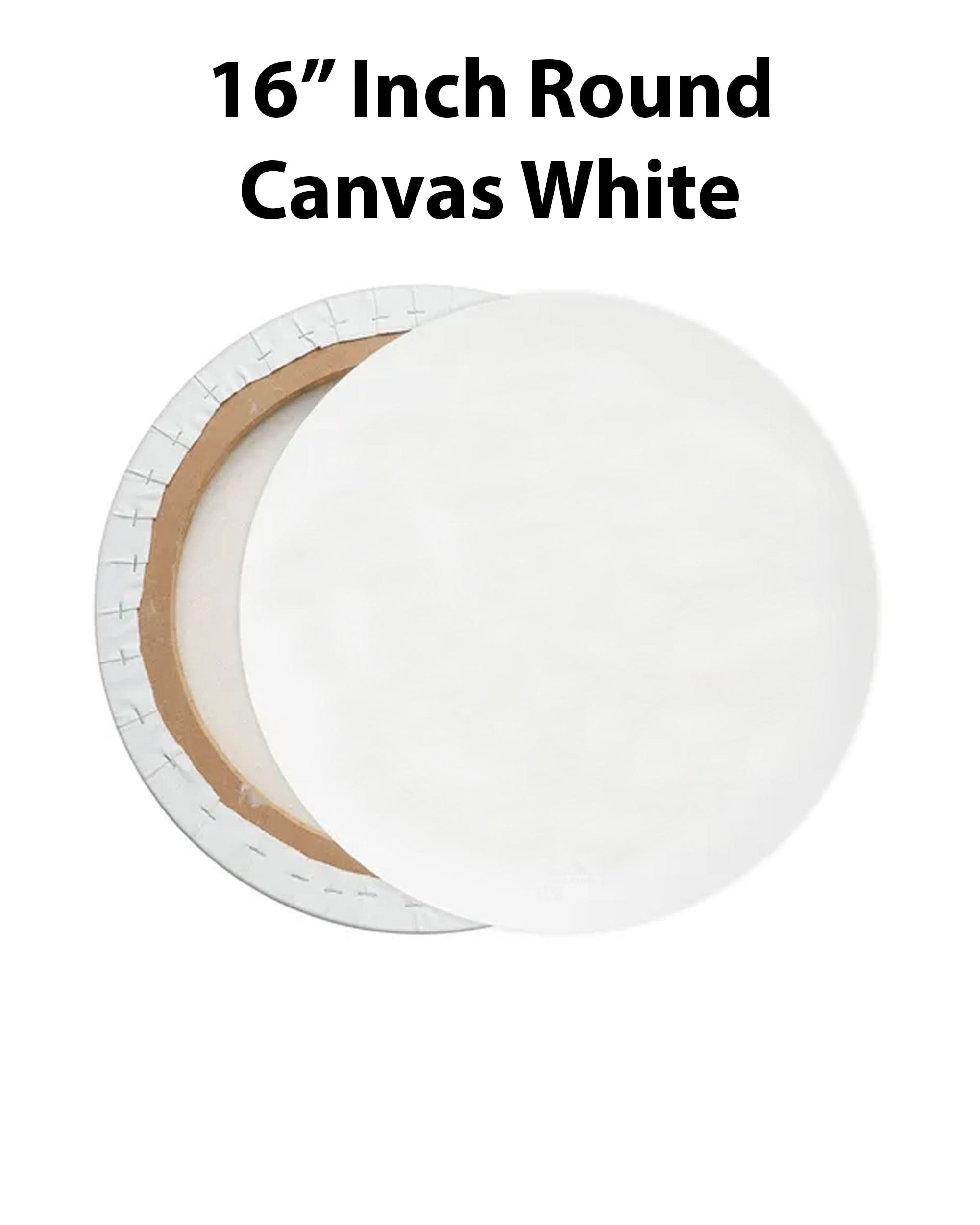 Premium White Canvas Round 16”, Coloring Books, Chase Value, Chase Value