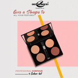 CHRISTINE PROFESSIONAL CONTOURING 4 COLOR KIT - 01, Makeup Kits & Pallets, Christine, Chase Value