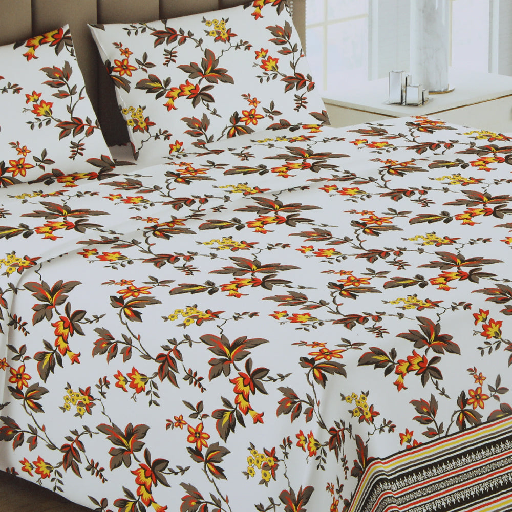 Printed Double Bed Sheet - Multi Color, Double Size Bed Sheet, Chase Value, Chase Value