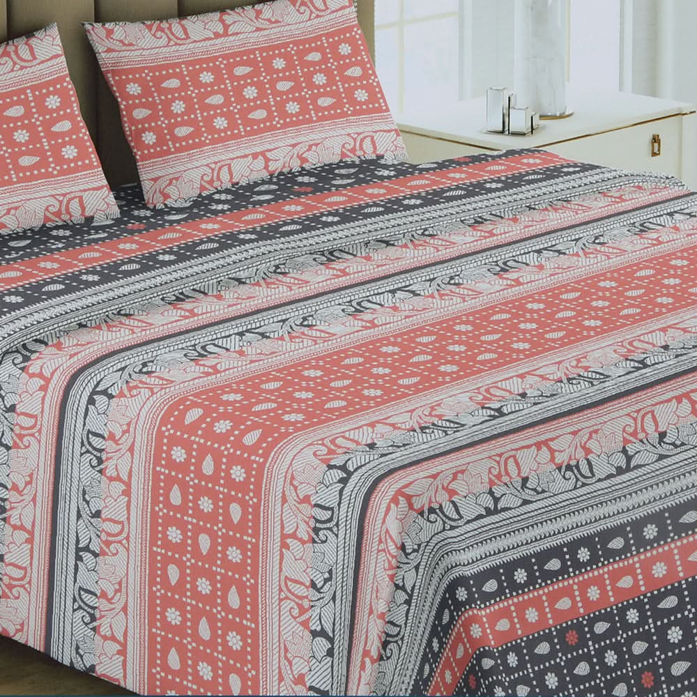 Printed Double Bed Sheet - Multi Color, Double Size Bed Sheet, Chase Value, Chase Value