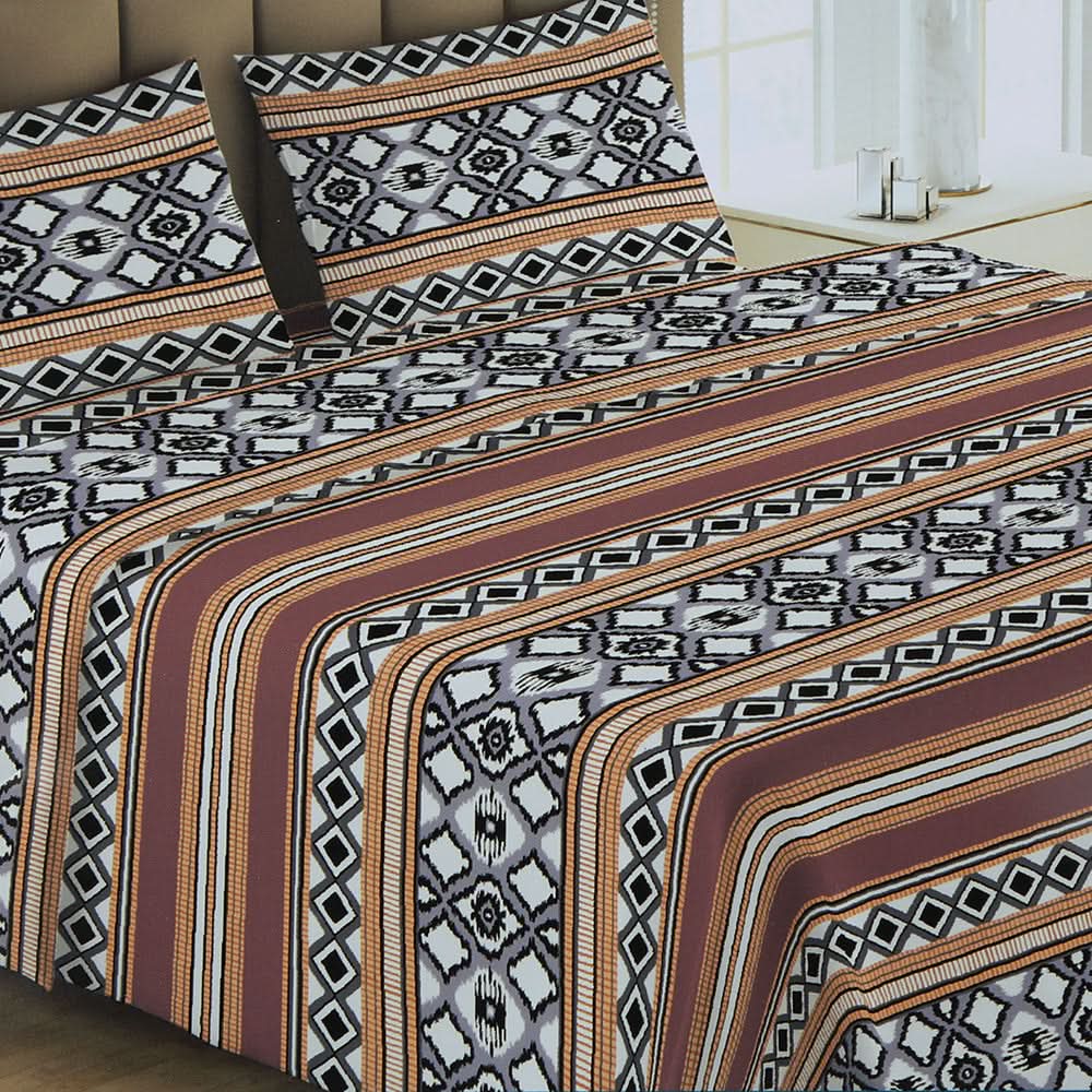 Printed Double Bed Sheet - Multi Color, Double Size Bed Sheet, Chase Value, Chase Value