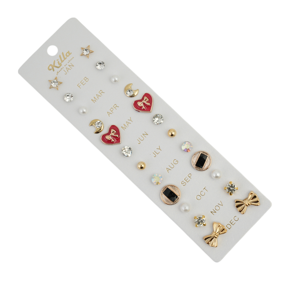 Girls Tops Card pack Of 12, Girls Earrings & Tops, Chase Value, Chase Value