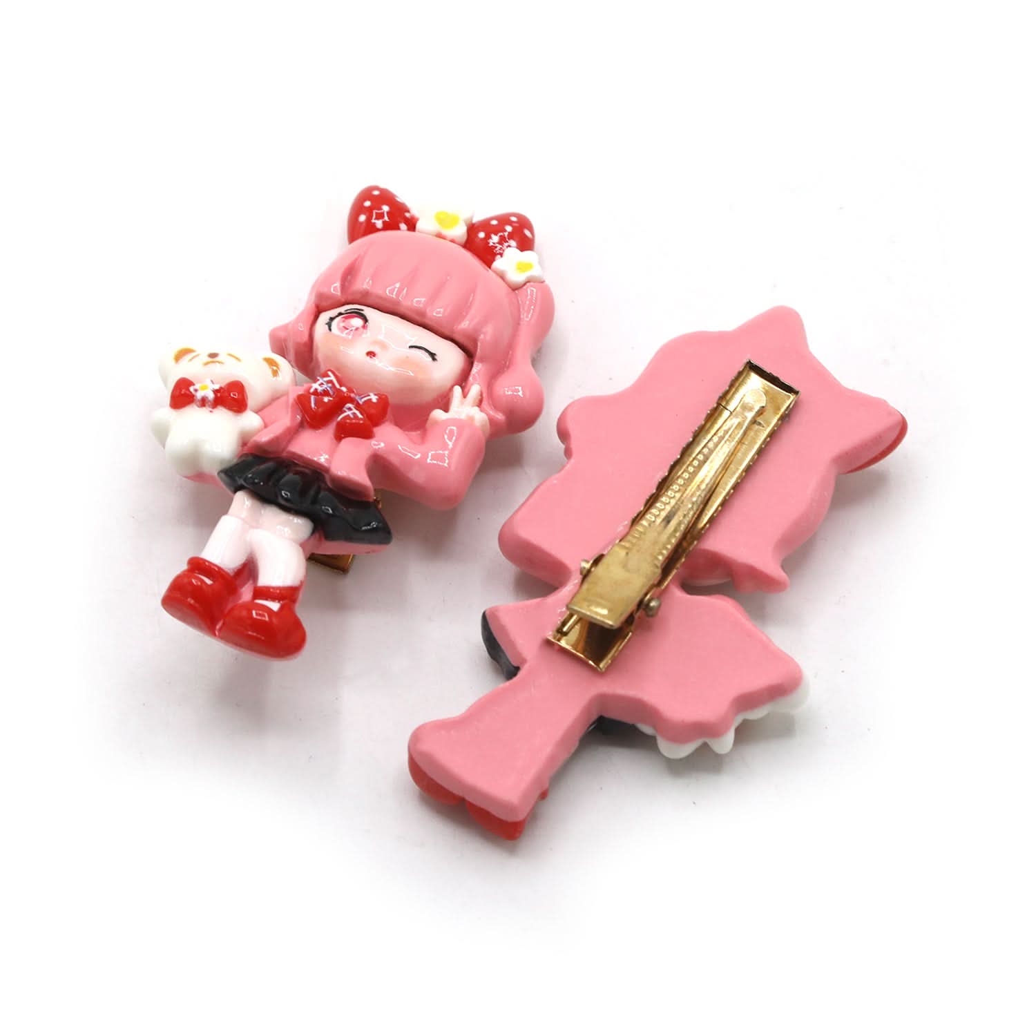 Hair Pins Pack of 2 - Pink, Girls Hair Accessories, Chase Value, Chase Value